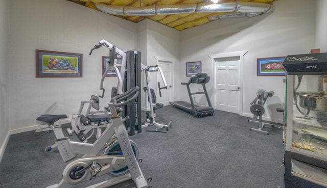 41 Elm Ct, Murphy, NC 28906 - workout area featuring baseboards
