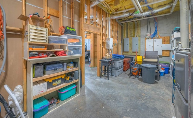 41 Elm Ct, Murphy, NC 28906 - unfinished basement with electric panel