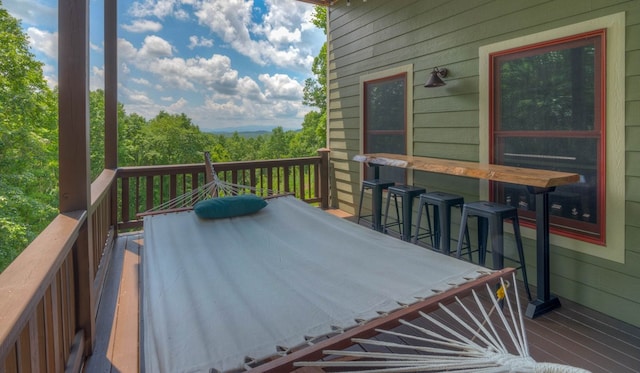 41 Elm Ct, Murphy, NC 28906 - deck with outdoor dining space