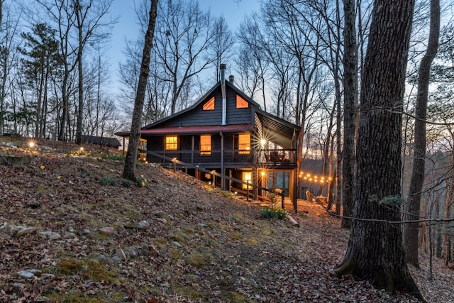 318 Buck Ridge Rd, Suches, GA 30572 - view of back of property