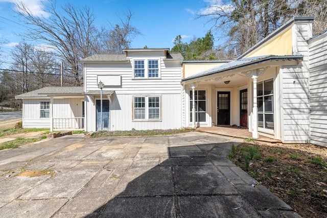 view of back of property