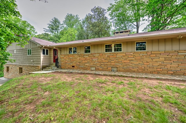 241 Boulevard St, Murphy, NC 28906 - view of front of house with board and batten siding
