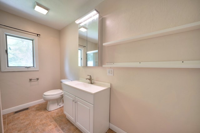 241 Boulevard St, Murphy, NC 28906 - bathroom with vanity, toilet, and baseboards