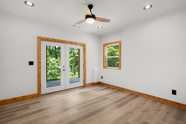 2562 Raven Cliff Rd, Ellijay, GA 30175 - interior space featuring french doors, baseboards, and plenty of natural light