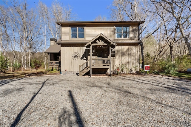 view of front of property