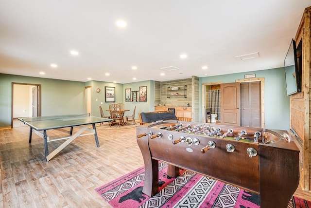 38 Smoky Mtn Rdg, Marble, NC 28905 - recreation room featuring recessed lighting and wood finished floors
