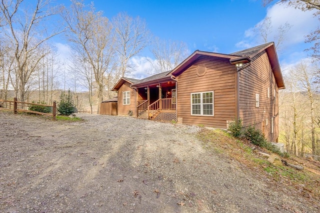 38 Smoky Mtn Rdg, Marble, NC 28905 - rustic home featuring dirt driveway
