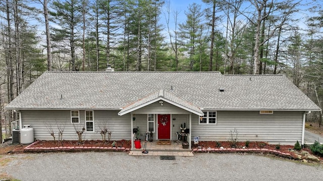 view of ranch-style home