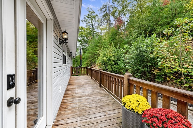 view of deck