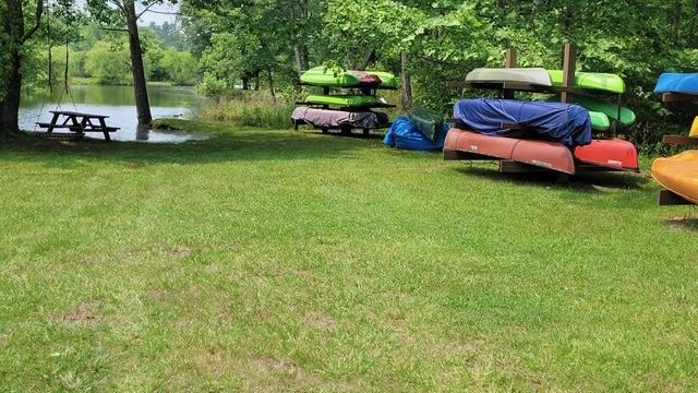 405 Lola Dr, Blairsville, GA 30512 - view of grassy yard featuring a water view