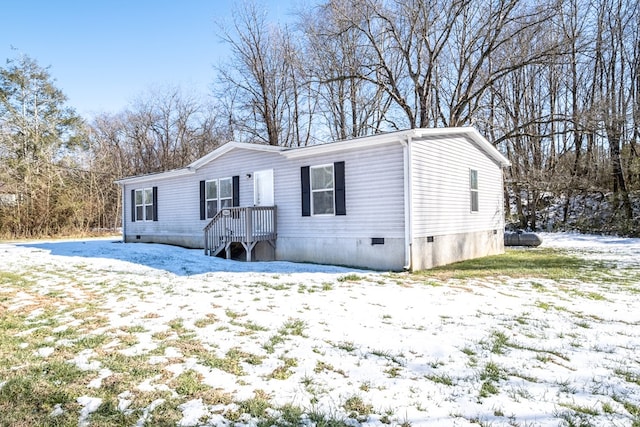 view of manufactured / mobile home