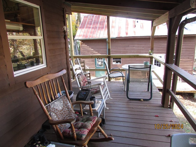 view of deck