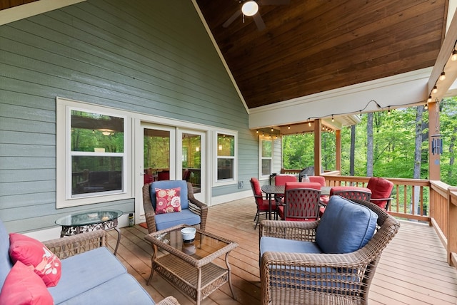 457 Celie Ann Seabolt Rd, Cleveland, GA 30528 - deck featuring outdoor dining area