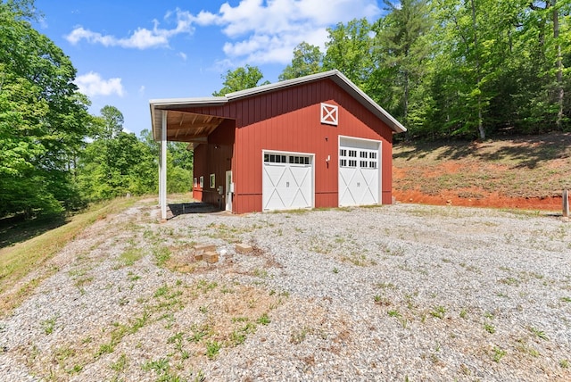 457 Celie Ann Seabolt Rd, Cleveland, GA 30528 - view of detached garage