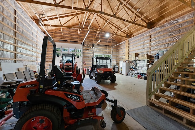 457 Celie Ann Seabolt Rd, Cleveland, GA 30528 - view of garage