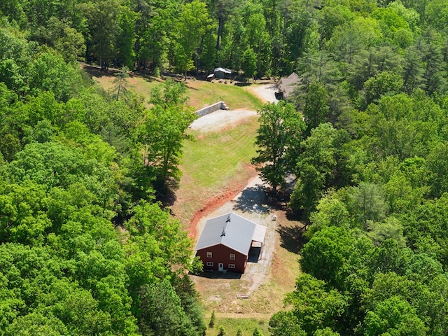 457 Celie Ann Seabolt Rd, Cleveland, GA 30528 - view from above of property with a forest