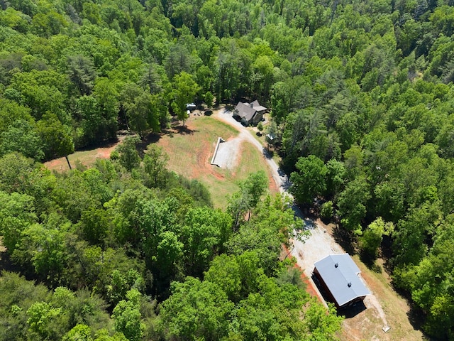 457 Celie Ann Seabolt Rd, Cleveland, GA 30528 - aerial view of a heavily wooded area