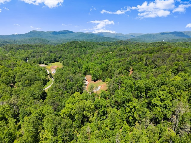 457 Celie Ann Seabolt Rd, Cleveland, GA 30528 - drone / aerial view of a forest and mountains