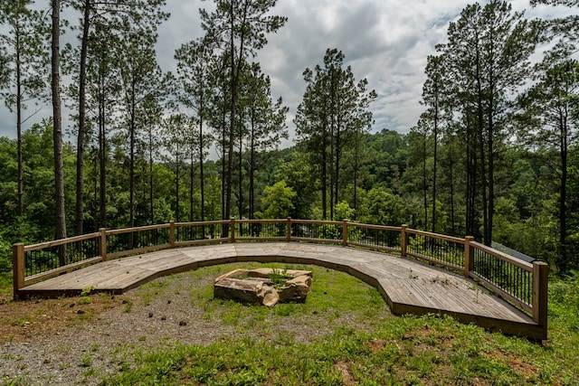 230 High River Lndg, Ellijay, GA 30540 - view of home's community featuring a deck and a view of trees