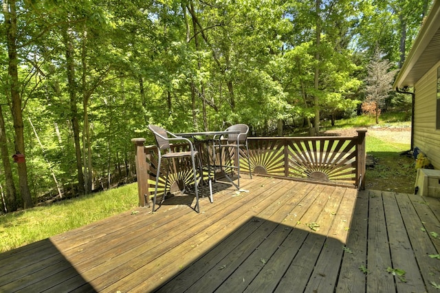 view of deck