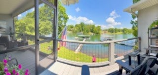 209B N Berrong St, Hiawassee, GA 30546 - balcony with a water view