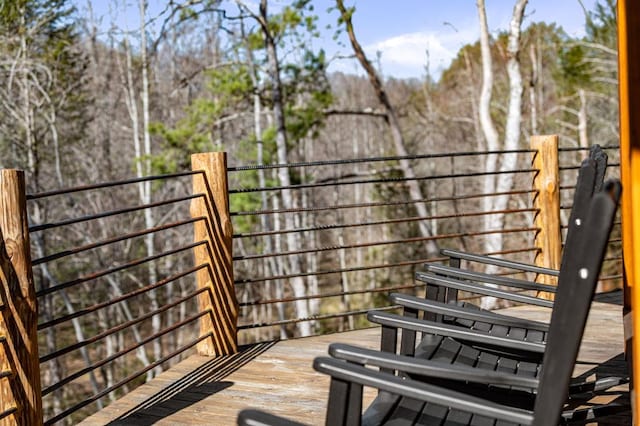 87 Lonesome Dove Path, Blue Ridge, GA 30513 - view of deck