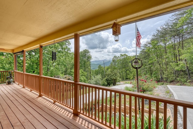 view of deck