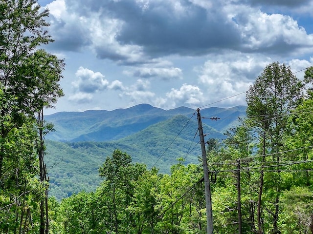 view of mountain backdrop