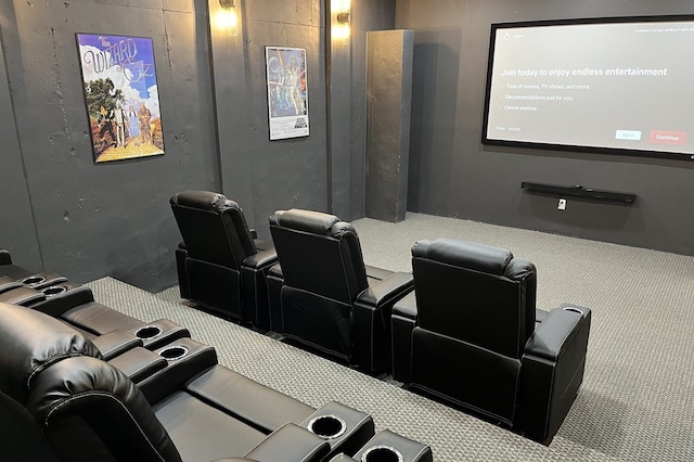 1492 Mcelroy Mountain Dr, Jasper, GA 30143 - cinema room featuring carpet flooring