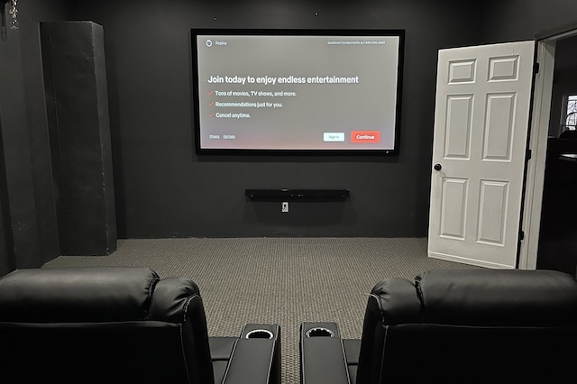 1492 Mcelroy Mountain Dr, Jasper, GA 30143 - view of home theater room