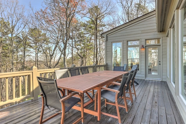 1492 Mcelroy Mountain Dr, Jasper, GA 30143 - deck with outdoor dining area