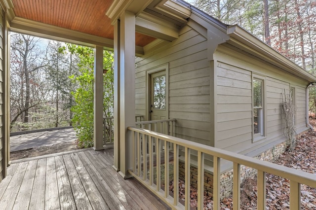 1492 Mcelroy Mountain Dr, Jasper, GA 30143 - view of deck