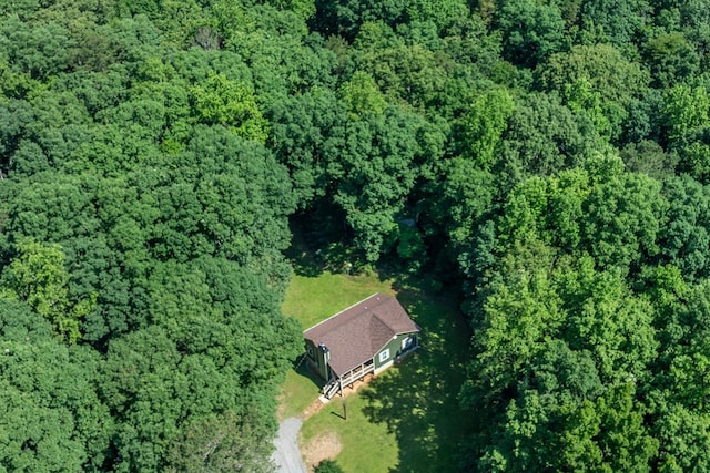 410 N Sharp Mountain Church Ln, Ball Ground, GA 30107 - aerial overview of property's location with a heavily wooded area