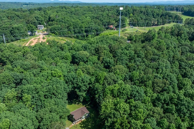 410 N Sharp Mountain Church Ln, Ball Ground, GA 30107 - aerial view of property's location featuring a heavily wooded area