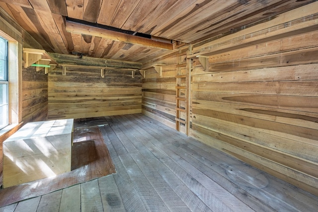 410 N Sharp Mountain Church Ln, Ball Ground, GA 30107 - walk in closet with hardwood / wood-style floors