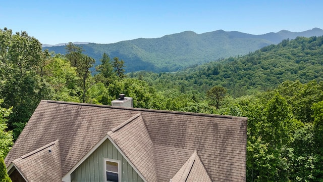 301 Shadow Mountain Rd, Dillard, GA 30537 - view of mountain backdrop with a forest