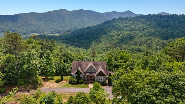 301 Shadow Mountain Rd, Dillard, GA 30537 - view of mountain backdrop featuring a heavily wooded area