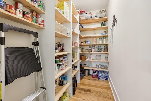 view of pantry