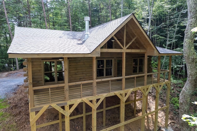 65 Christopher Dr, Ellijay, GA 30540 - view of outbuilding with a view of trees