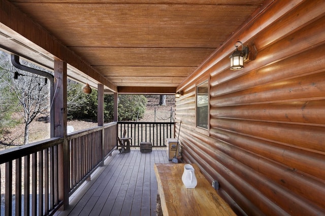 view of deck