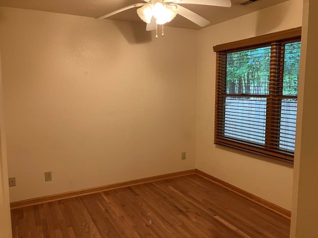 47 Starry Night Path, Murphy, NC 28906 - empty room with wood finished floors and ceiling fan
