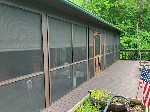 47 Starry Night Path, Murphy, NC 28906 - wooden terrace with a sunroom