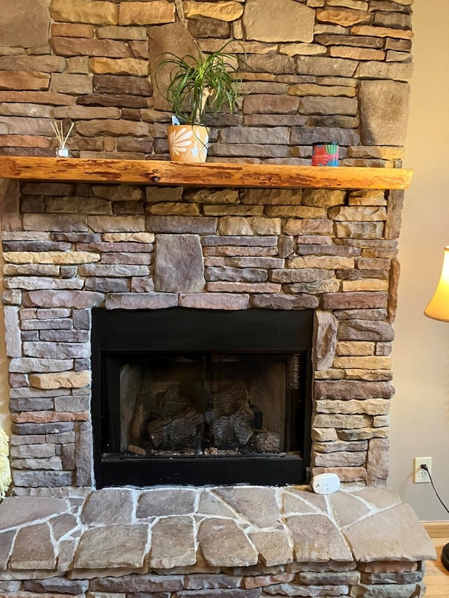 47 Starry Night Path, Murphy, NC 28906 - detailed view of a fireplace and wood finished floors