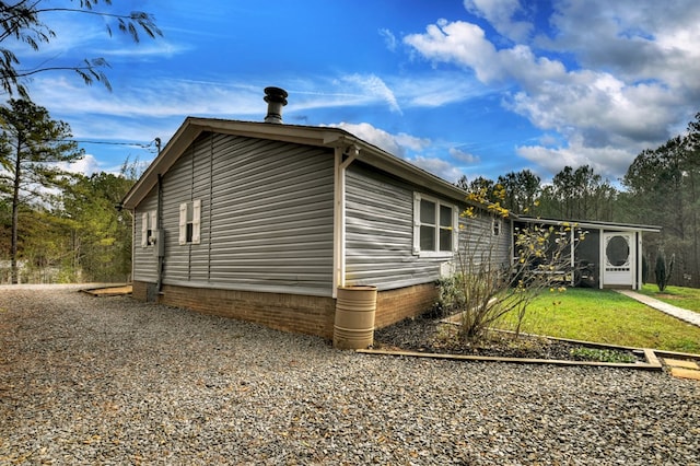 view of side of property