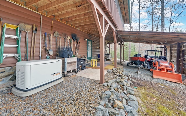 530 Bear Paw Church Rd, Murphy, NC 28906 - view of patio with an outbuilding and a detached carport