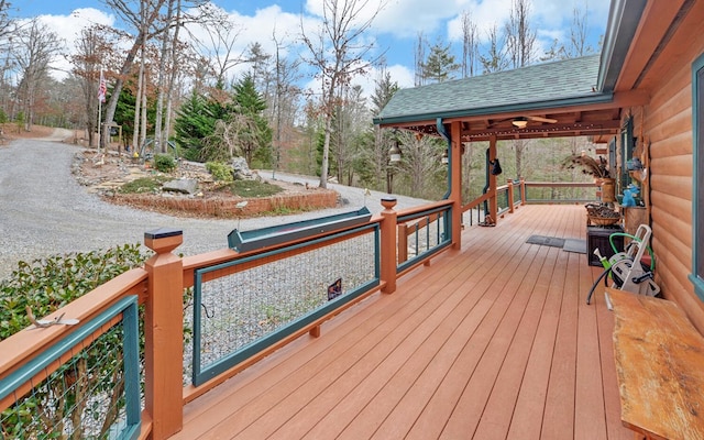 530 Bear Paw Church Rd, Murphy, NC 28906 - view of wooden deck
