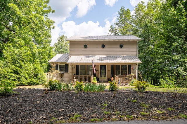 view of front of house with a porch