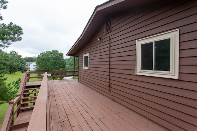 view of deck