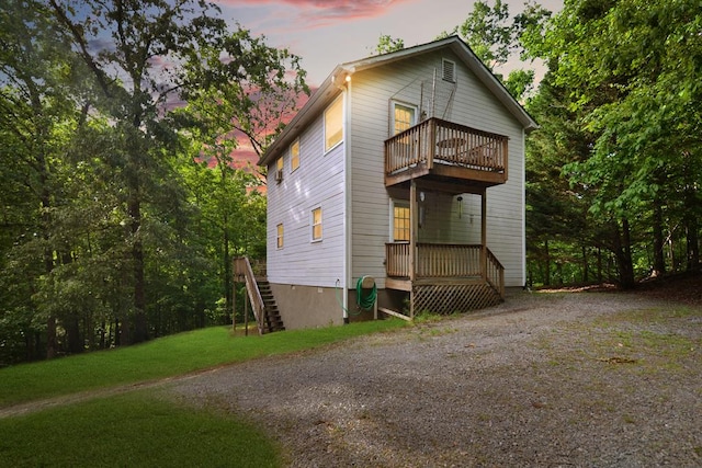 view of front of property