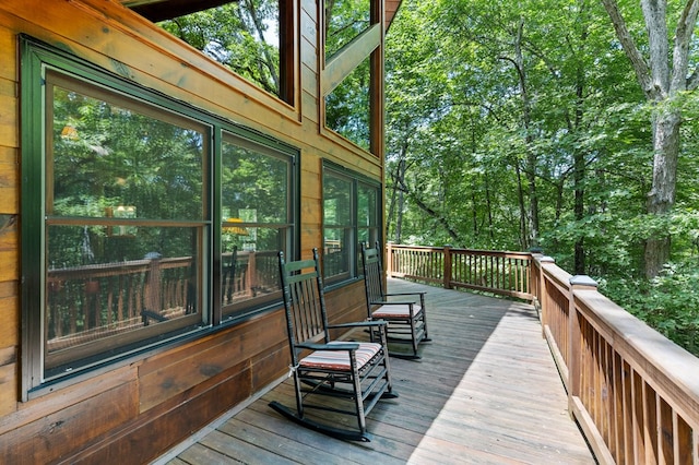 view of deck